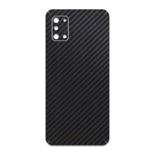MAHOOT Black-Carbon-Fiber Cover Sticker for Samsung Galaxy A31
