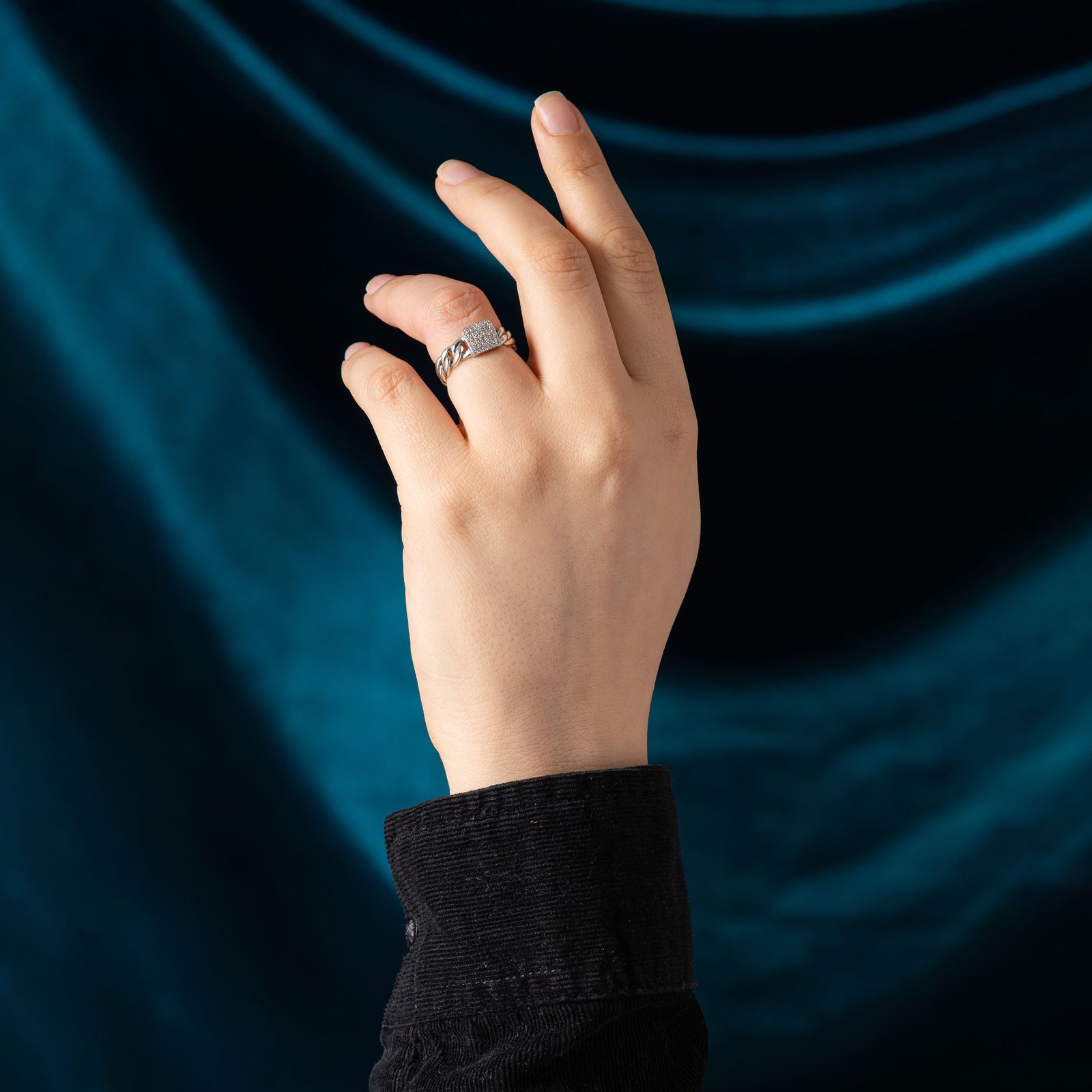 انگشتر نقره زنانه جواهری سون مدل 2620 -  - 6