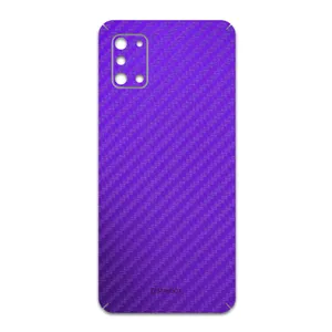 MAHOOT Purple-Fiber Cover Sticker for Samsung Galaxy A31