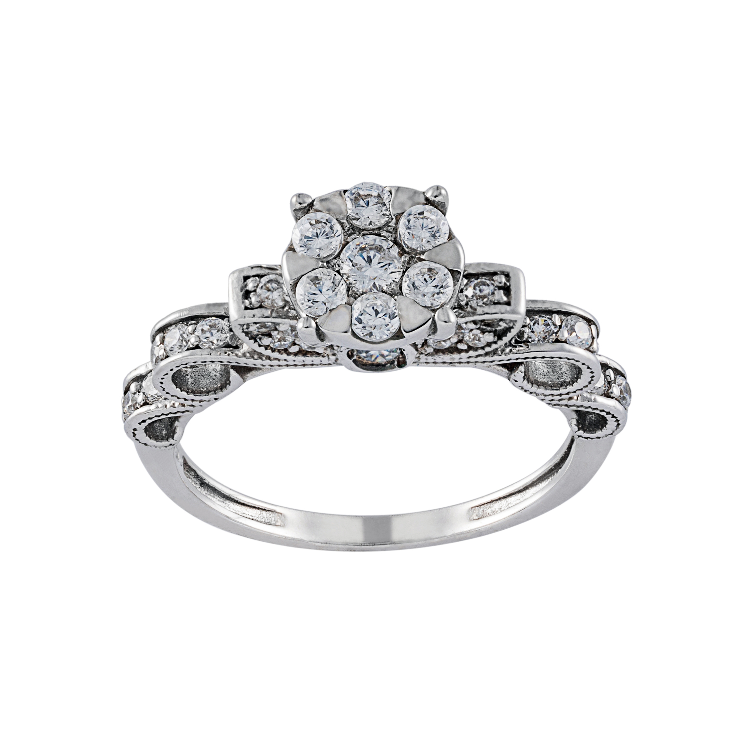 انگشتر نقره زنانه جواهری سون مدل 2617