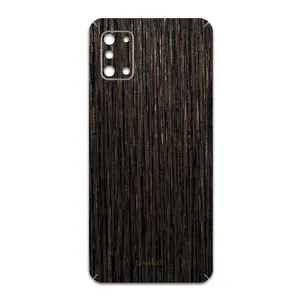 MAHOOT Dark-Gold-Stripes-Wood Cover Sticker for Samsung Galaxy A31