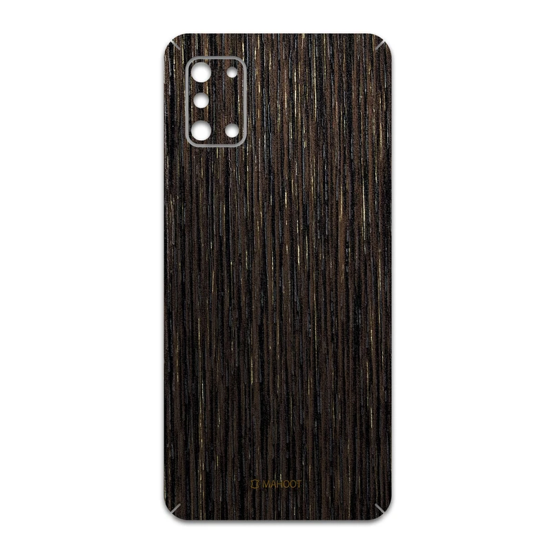برچسب پوششی ماهوت مدل Dark-Gold-Stripes-Wood مناسب برای گوشی موبایل سامسونگ Galaxy A31