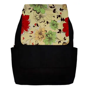 کوله پشتی دخترانه طرح Flowers مدل G21