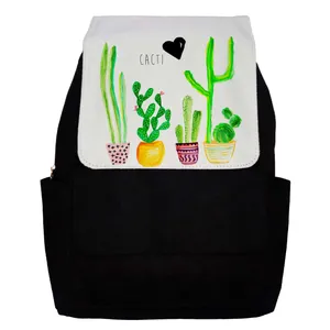 کوله پشتی دخترانه طرح کاکتوس مدل G71