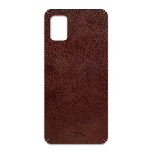 MAHOOT Natural-Leather Cover Sticker for Samsung Galaxy A31
