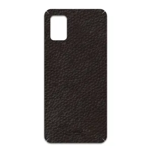 MAHOOT Dark-Brown-Leather Cover Sticker for Samsung Galaxy A31