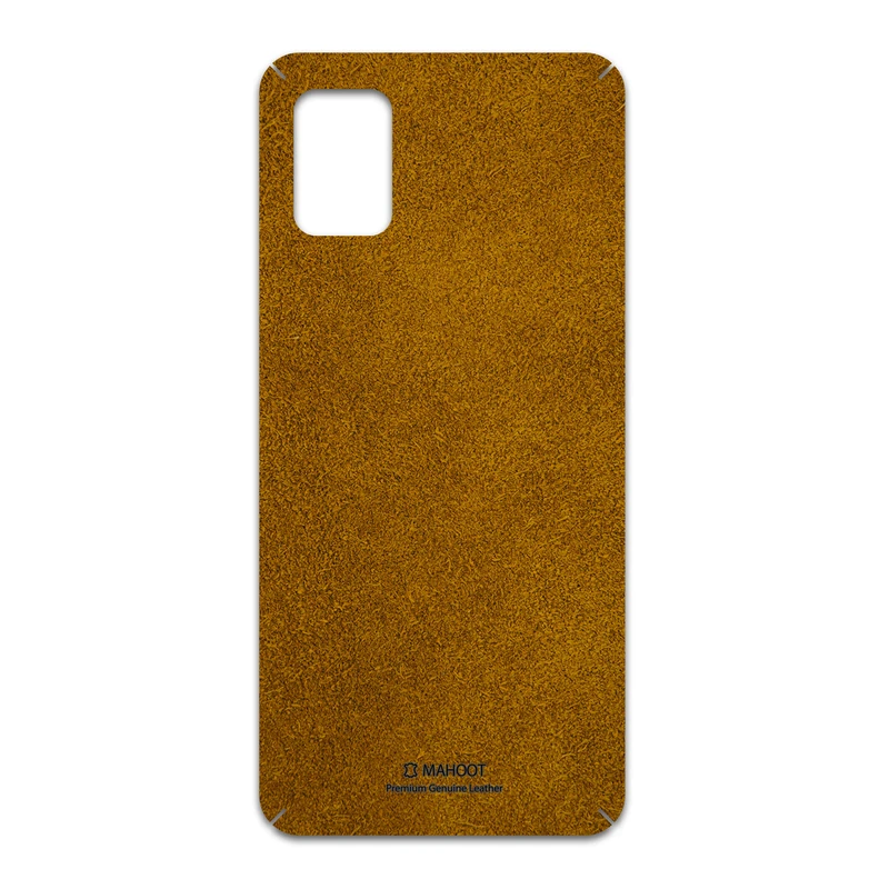 برچسب پوششی ماهوت مدل Brown-Chamois-Leather مناسب برای گوشی موبایل سامسونگ Galaxy A31