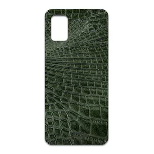 MAHOOT Green-Crocodile-Leather Cover Sticker for Samsung Galaxy A31