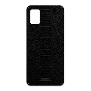 MAHOOT Black-Snake-Leather Cover Sticker for Samsung Galaxy A31