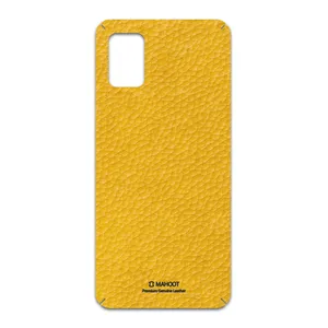 MAHOOT Mustard-Leather Cover Sticker for Samsung Galaxy A31