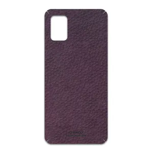 MAHOOT Purple-Leather Cover Sticker for Samsung Galaxy A31