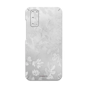 MAHOOT Silver-Wildflower Cover Sticker for Samsung Galaxy S20