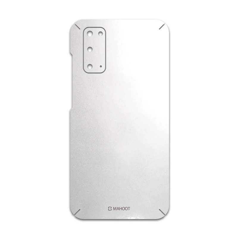 برچسب پوششی ماهوت مدل Metallic-White مناسب برای گوشی موبایل سامسونگ Galaxy S20