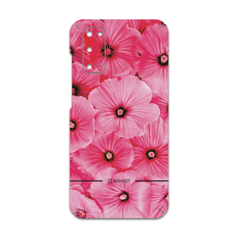 برچسب پوششی ماهوت مدل Pink-Flower مناسب برای گوشی موبایل سامسونگ Galaxy S20