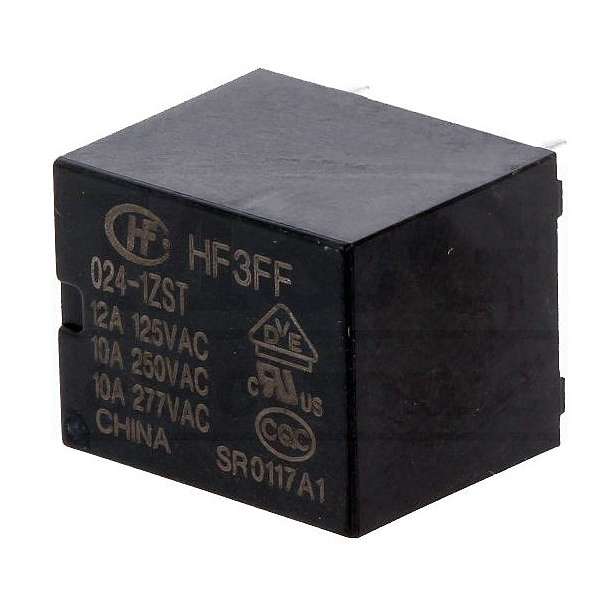 رله 5 پایه کد HF3FF