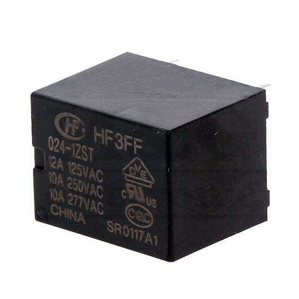 رله 5 پایه کد HF3FF