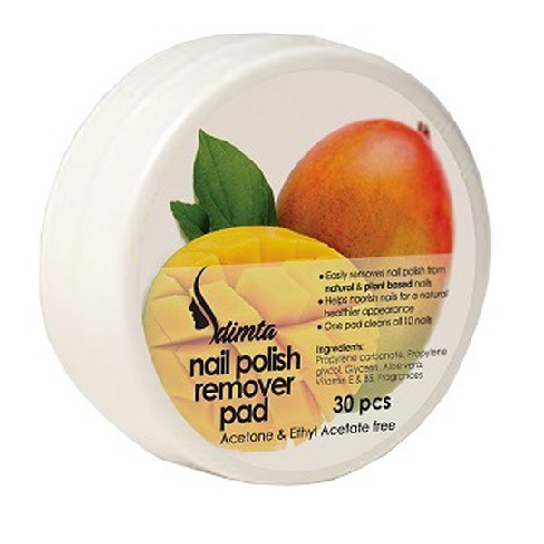 پد لاک پاک کن دیمتا مدل Mango بسته 30 عددی پد لاک پاک کن دیمتا مدل Mango بسته 30 عددی