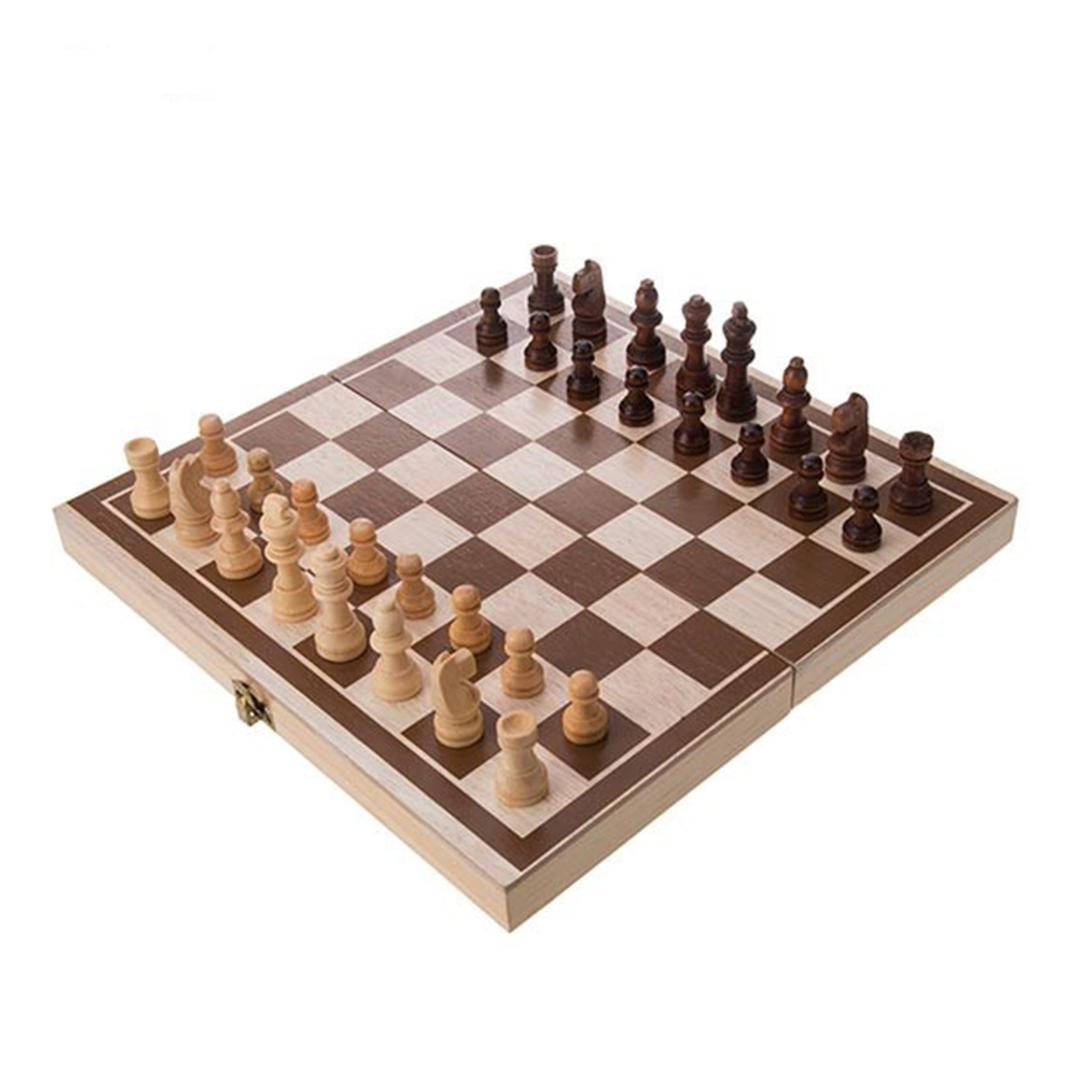 شطرنج چوبی تاشو