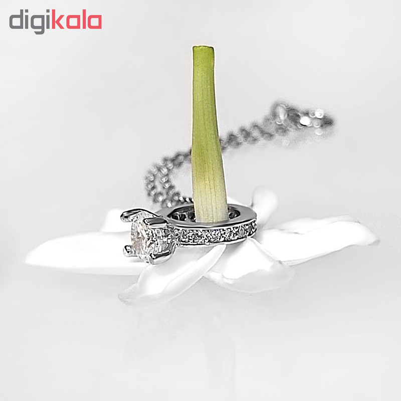 آویز ساعت نقره اقلیمه کد WN72