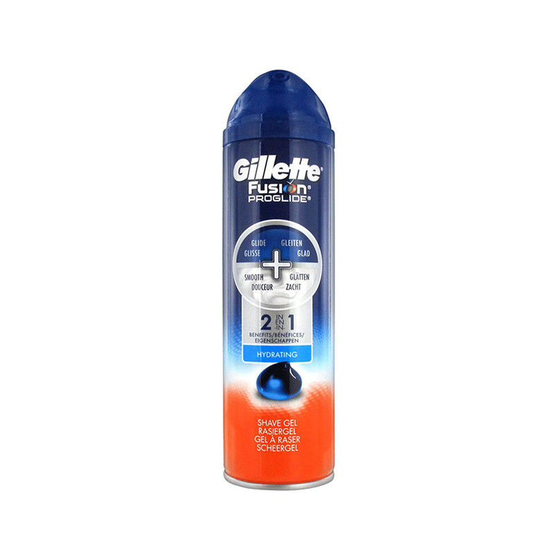 ژل اصلاح مردانه ژیلت سری Fusion proglide مدل HYDRATING حجم 200 میلی لیتر