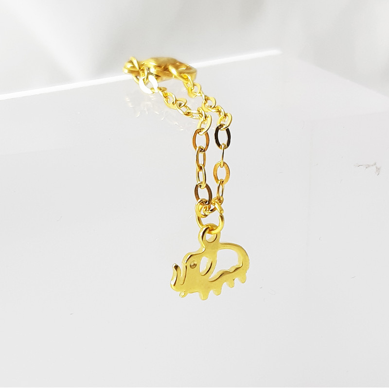 آویز ساعت زنانه طرح فیل کد PA4 آویز ساعت زنانه طرح فیل کد PA4