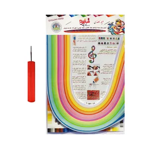 ملیله کاغذی فرتاپیچ عرض 7 میل بسته 500 عددی کد 7