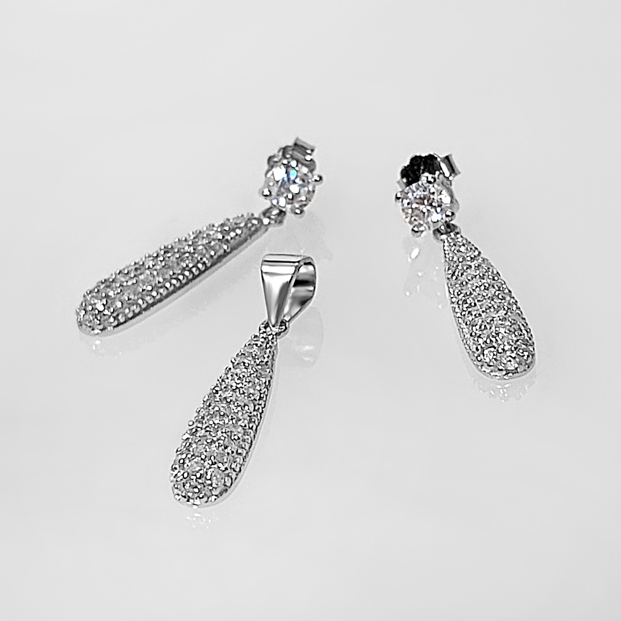 نیم ست نقره اقلیمه کد NN322