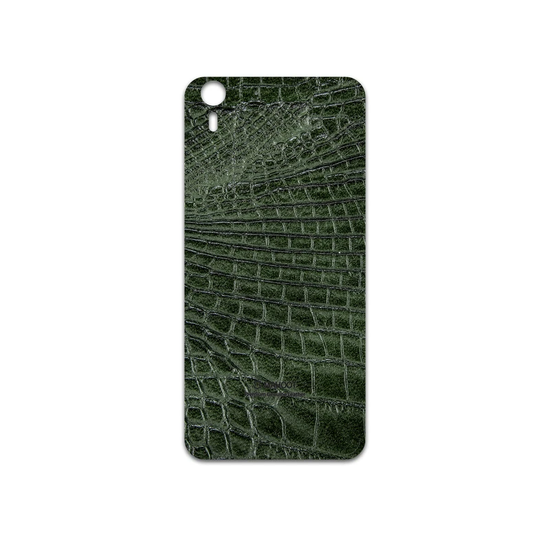 برچسب پوششی ماهوت مدل Green-Crocodile-Leather مناسب برای گوشی موبایل اچ تی سی Desire Eye
