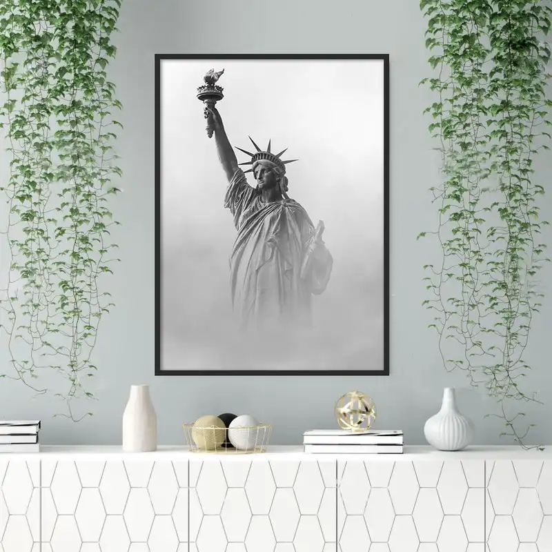 تابلو دیواری طرح مجسمه آزادی کد NS 006