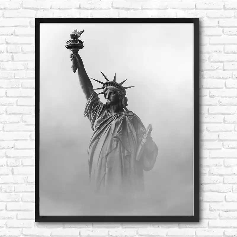 تابلو دیواری طرح مجسمه آزادی کد NS 006