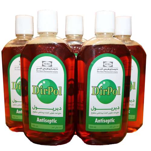 مایع ضدعفونی کننده سطوح دیرپول مدل CLR حجم 500 میلی لیتر مجموعه 5 عددی