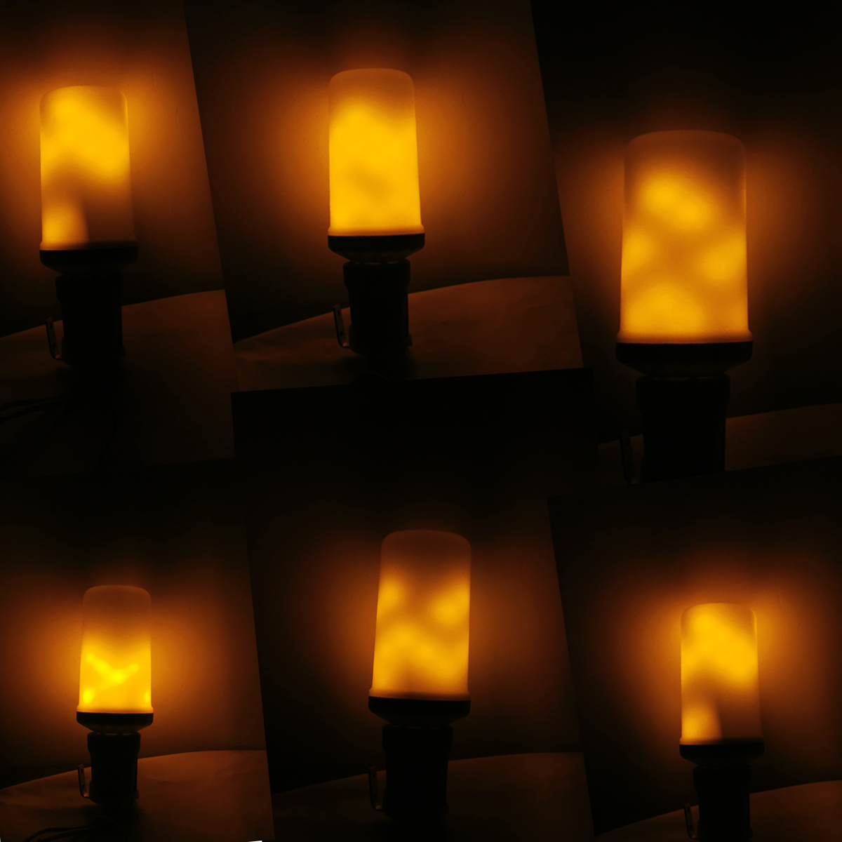 لامپ ال ای دی 2 وات طرح شعله کد 01 پایه E27