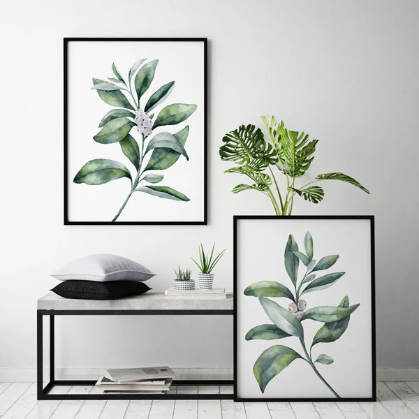 تابلو سالی وود طرح زیتون زیبا کد T110538 مجموعه 2 عددی