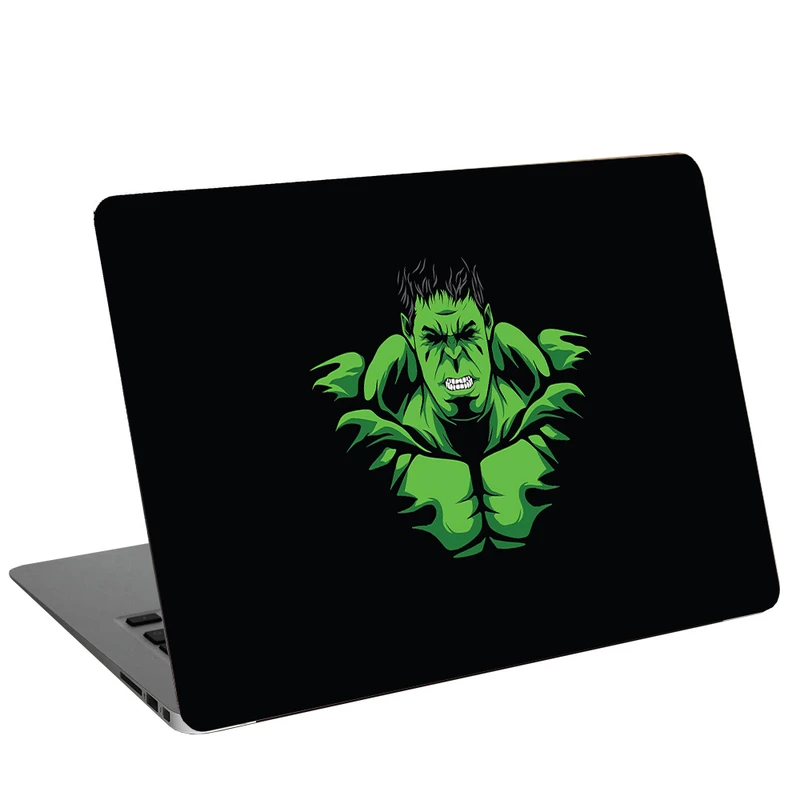استیکر لپ تاپ طرح Hulk Minimal کد C-94 مناسب برای لپ تاپ 15.6 اینچ