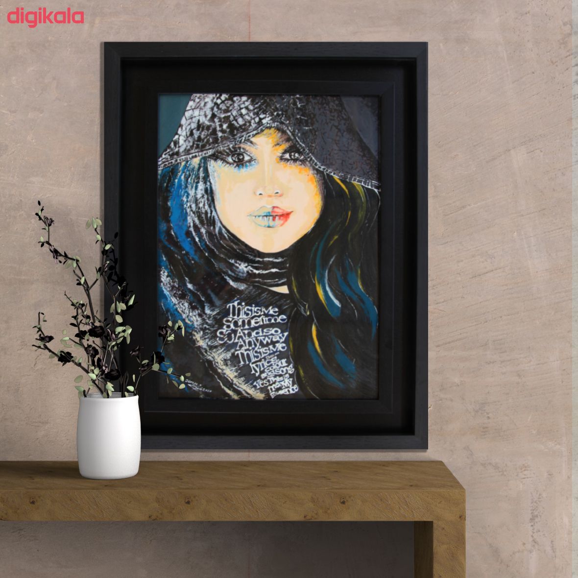 تابلو نقاشی مدل چهره خویشتن کد s1