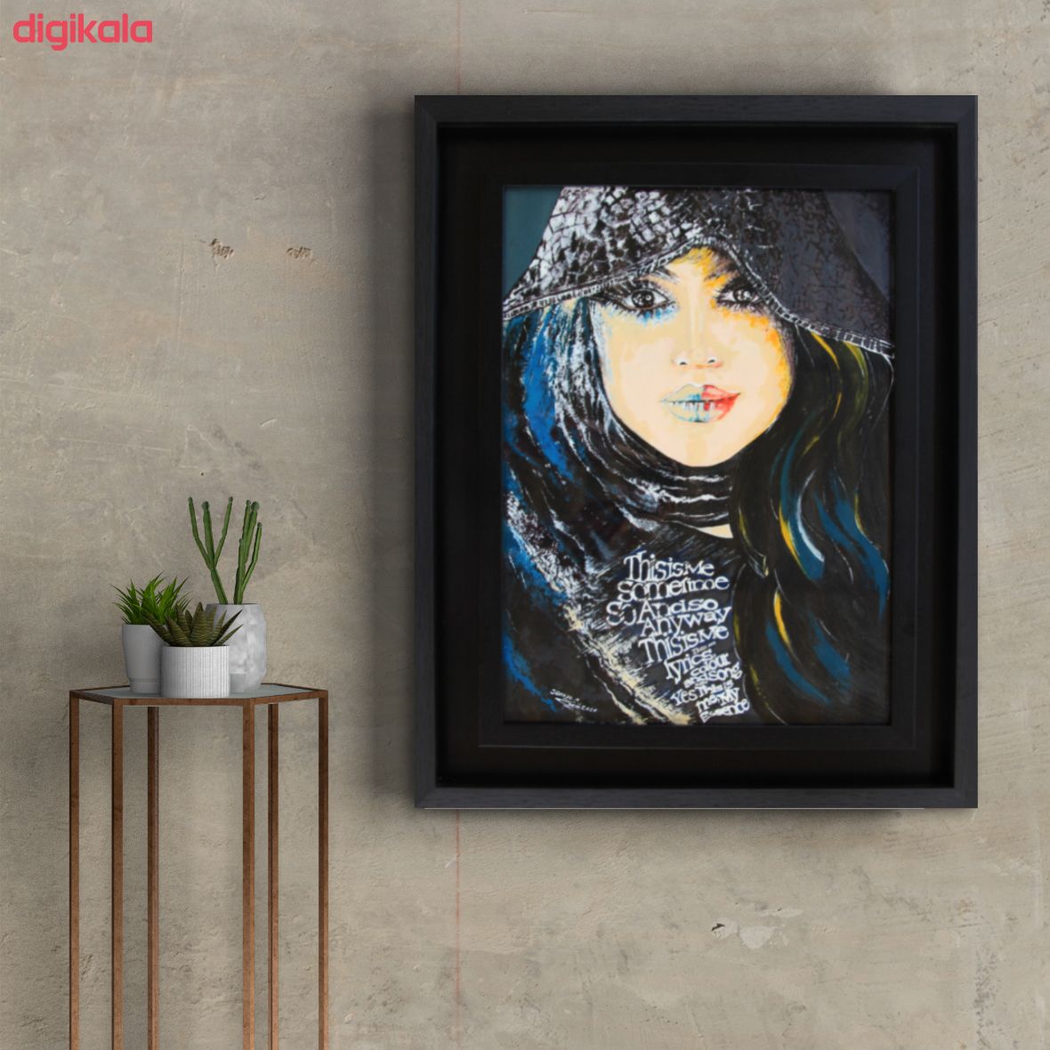 تابلو نقاشی مدل چهره خویشتن کد s1