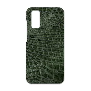 MAHOOT Green-Crocodile-Leather Cover Sticker for Samsung Galaxy S20