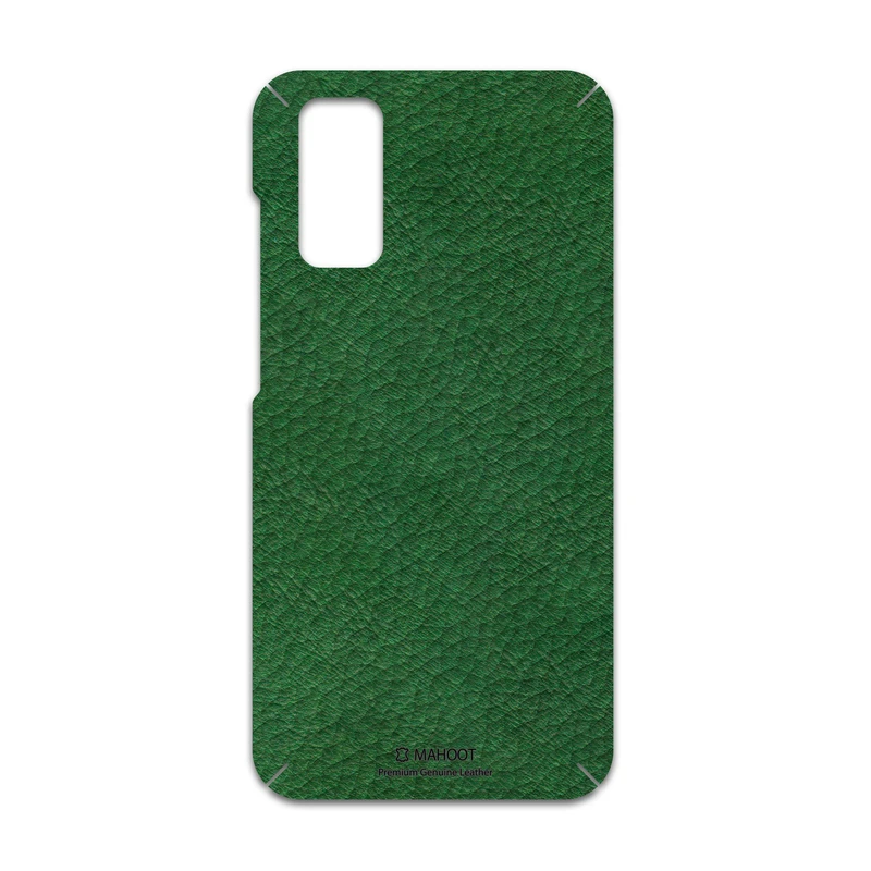 برچسب پوششی ماهوت مدل Green-Leather مناسب برای گوشی موبایل سامسونگ Galaxy S20