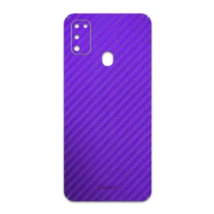 MAHOOT Purple-Fiber Cover Sticker for Samsung Galaxy M30s