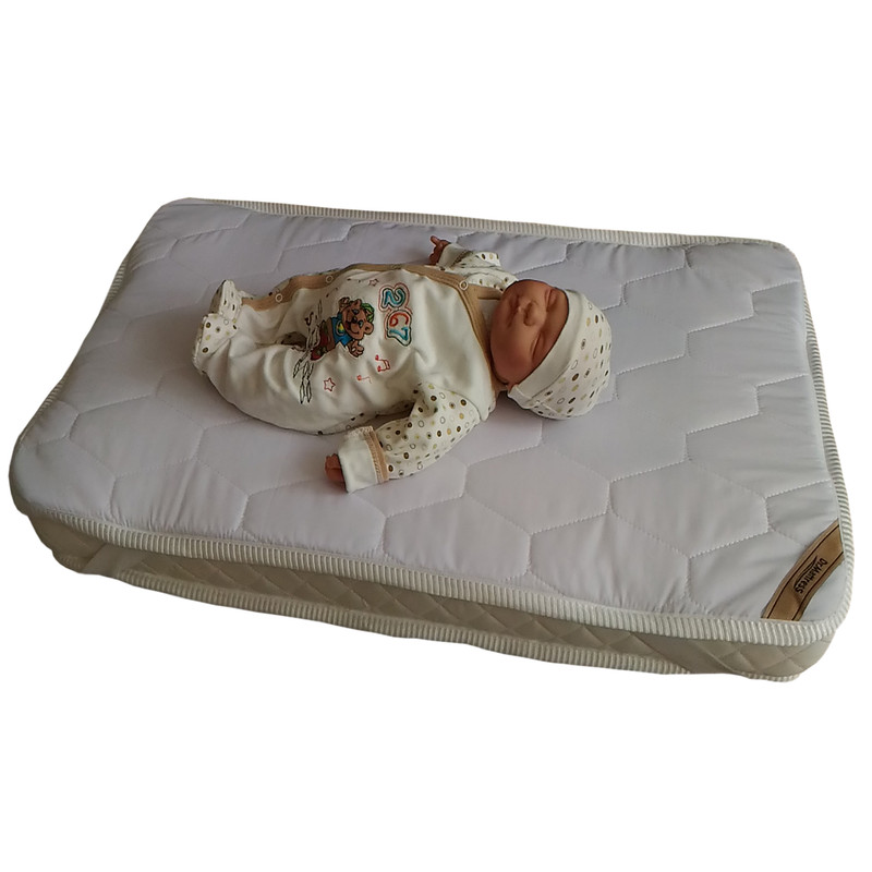 تشک نوزاد دکتر مترز مدل T تک نفره سایز 90x50 سانتیمتر به همراه محافظ تشک