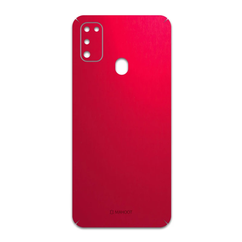 برچسب پوششی ماهوت مدل Matte-Warm-Red مناسب برای گوشی موبایل سامسونگ Galaxy M30s