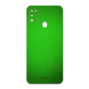 MAHOOT Metallic-Green Cover Sticker for Samsung Galaxy M30s