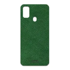 MAHOOT Green-Leather Cover Sticker for Samsung Galaxy M30s