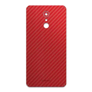 MAHOOT Red-Fiber Cover Sticker for LG Q Stylus