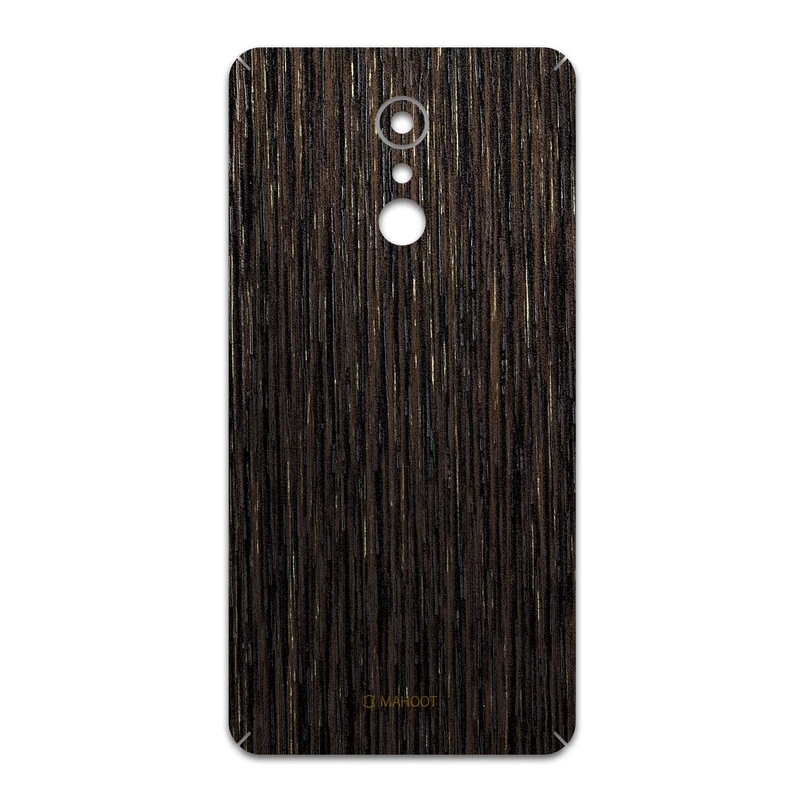برچسب پوششی ماهوت مدل Dark-Gold-Stripes-Wood مناسب برای گوشی موبایل ال جی Q Stylus