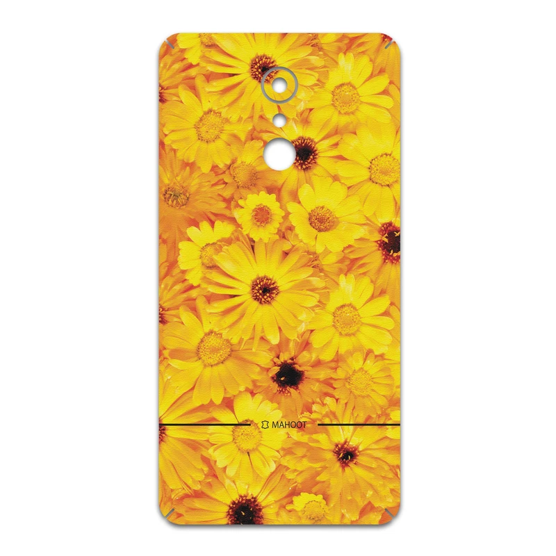 برچسب پوششی ماهوت مدل Yellow-Flower مناسب برای گوشی موبایل ال جی Q Stylus