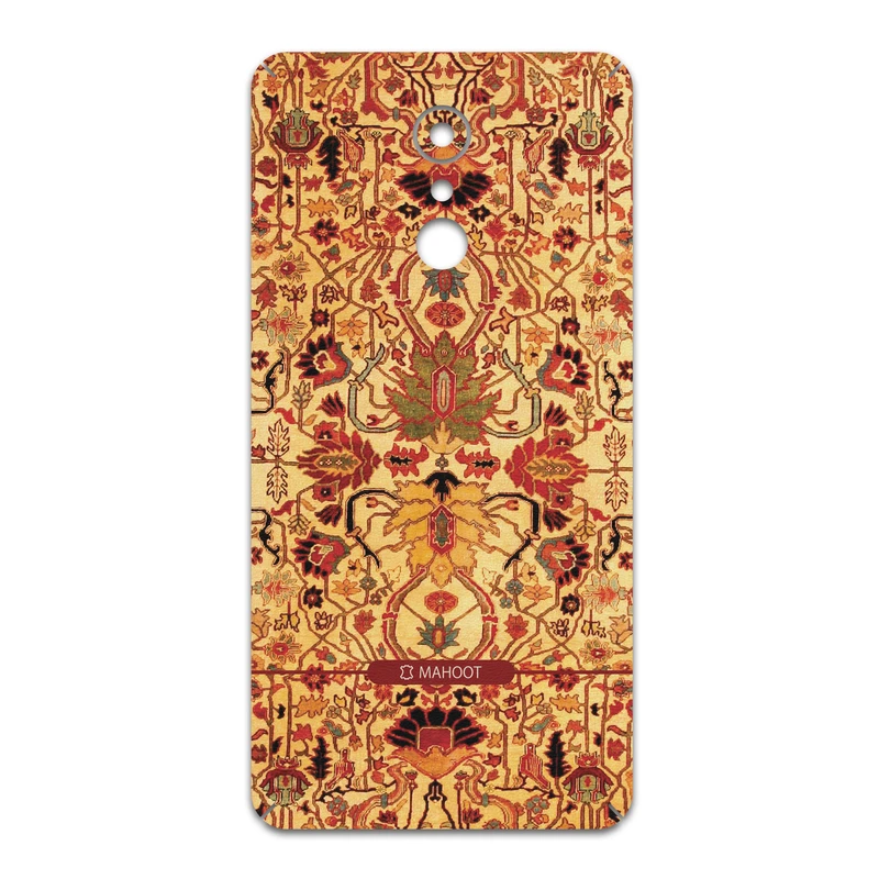 برچسب پوششی ماهوت مدل Persian-Carpet-Yellow مناسب برای گوشی موبایل ال جی Q Stylus
