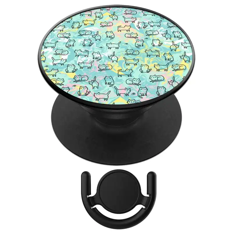 پایه نگهدارنده گوشی موبایل پاپ سوکت آکام مدل APSC001973 به همراه پاپ کلیپ