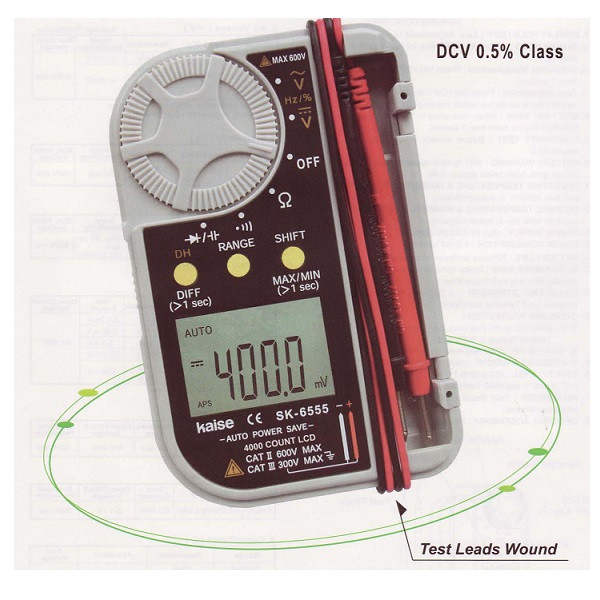 مولتی متر دیجیتال کیس مدل SK-6555
