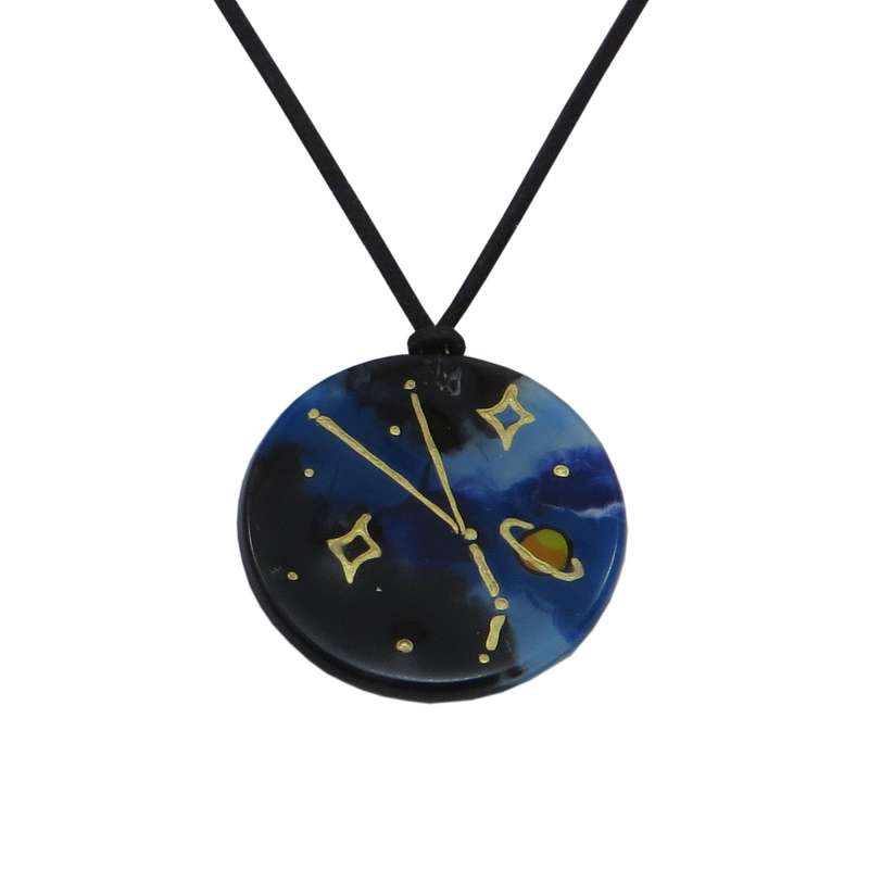 گردنبند دخترانه مدل ماه فروردین کد FG29